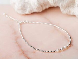 Parel armband Bracelet Pearl Ellie 925 sterling zilver zoetwaterparel Laura Design