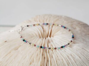 Armband Bracelet Gemstone Nature 925 sterling zilver gemengde edelstenen Laura Design